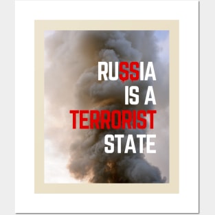 russia terrorist state Posters and Art